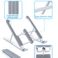 Plastic Foldable & Portable Laptop Stand | Lightweight Adjustable Laptop Holder | High-Quality ABS