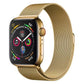 Gold | Apple Watch Milanese Magnetic Loop Strap | Stainless Steel Band  | 42mm / 44mm / 45mm