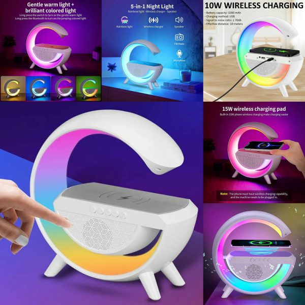 Led wireless charger Speaker