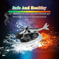 Solar Powered Rotating Helicopter Car Aromatherapy Air Freshener (Random Colour)
