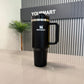 Black Stanley 40 Oz Stainless Steel Tumbler | Leak-Proof Vacuum Insulated Travel Mug | Hot & Cold