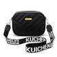 Black Leather Handbag for Girls & Women | Stylish Shoulder & Crossbody Bag | Daily Use & Gift