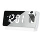 Screen Projection Alarm Clock Display Time, Date & Temperature. Perfect for Home