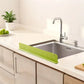 Large Size Silicone Sink Splash Guard Set |  Non-Slip Water Barrier with Strong Suction Cups for Kitchen & Bathroom Use