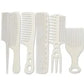 Aimeisi 6 Pcs Hair Comb Set – Durable Styling Combs for Medium & Long Hair