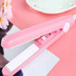Mini Portable Hair Straightner / Air Smooth, Silky, Frizz-free And Healthy. (with Packing Box) (random Color)
